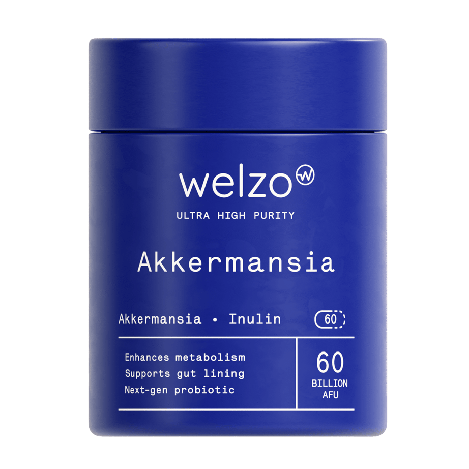 Welzo Ultra Purity Akkermansia 60 billion gut health probiotic capsules