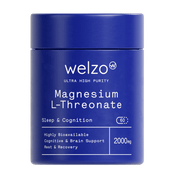 Welzo Ultra Purity Magnesium L-Threonate 2000mg brain and sleep capsules