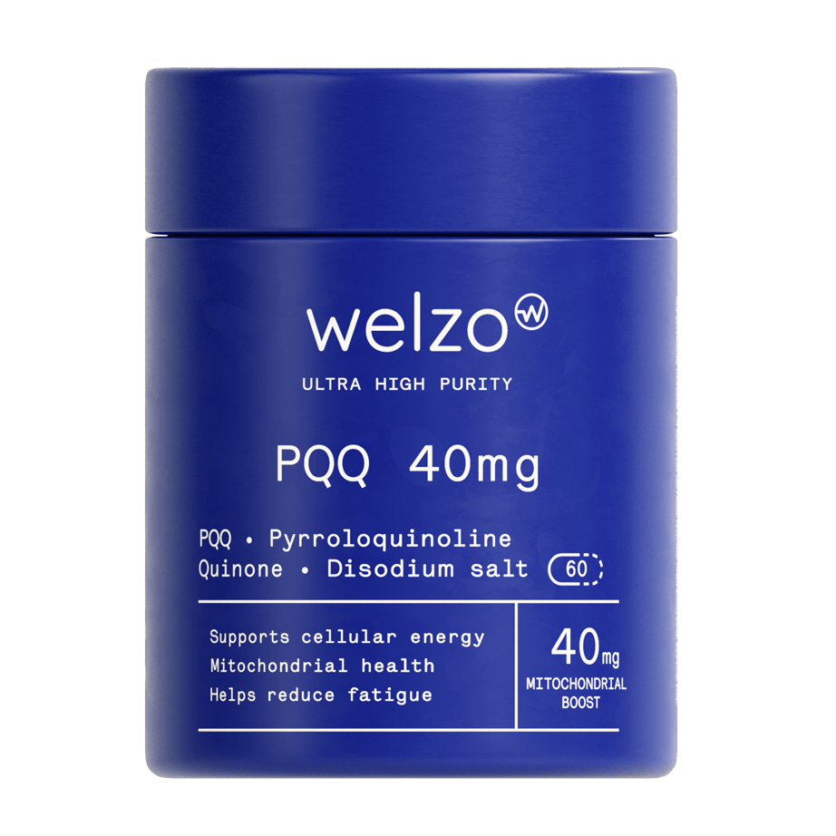 Welzo Ultra Purity PQQ 40mg mitochondrial energy capsules – view 2