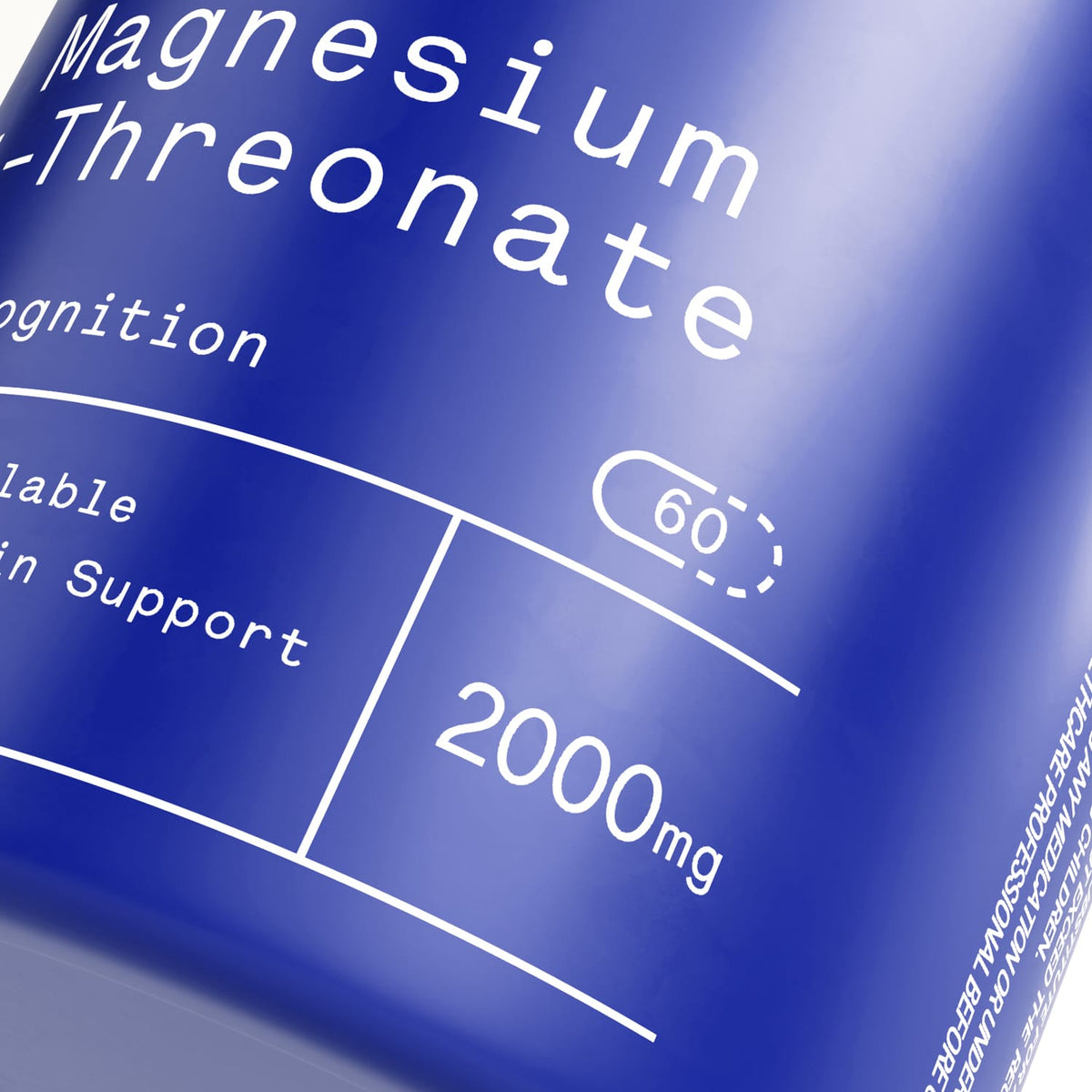 Welzo Ultra Purity Magnesium L-Threonate 2000mg brain and sleep capsules – view 11
