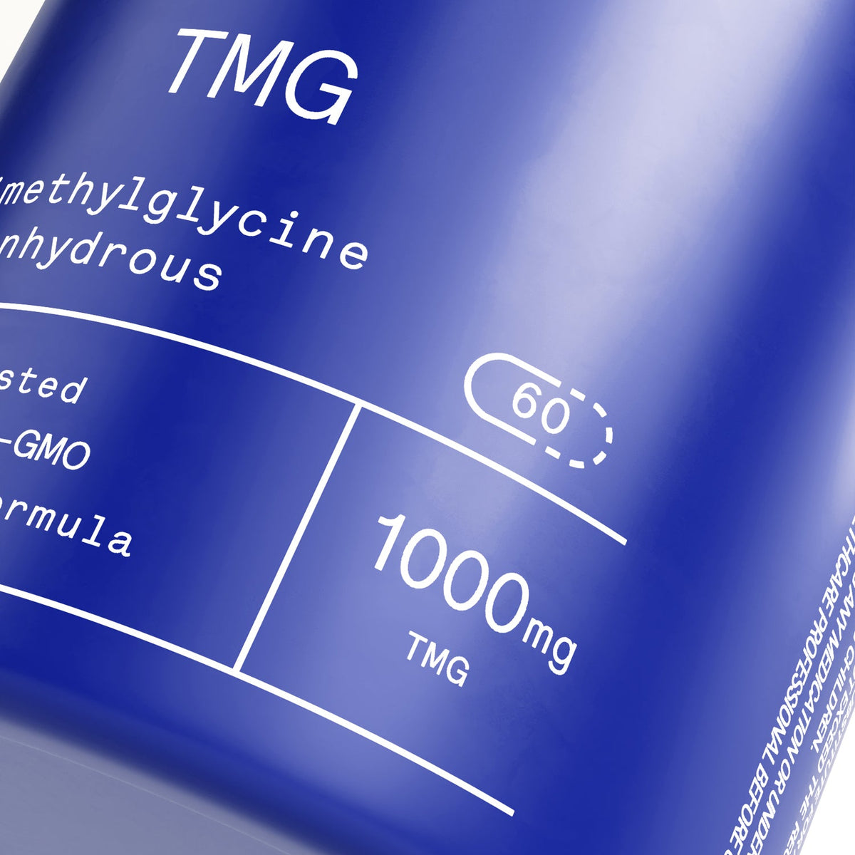 Welzo Ultra Purity TMG trimethylglycine methylation capsules – view 6