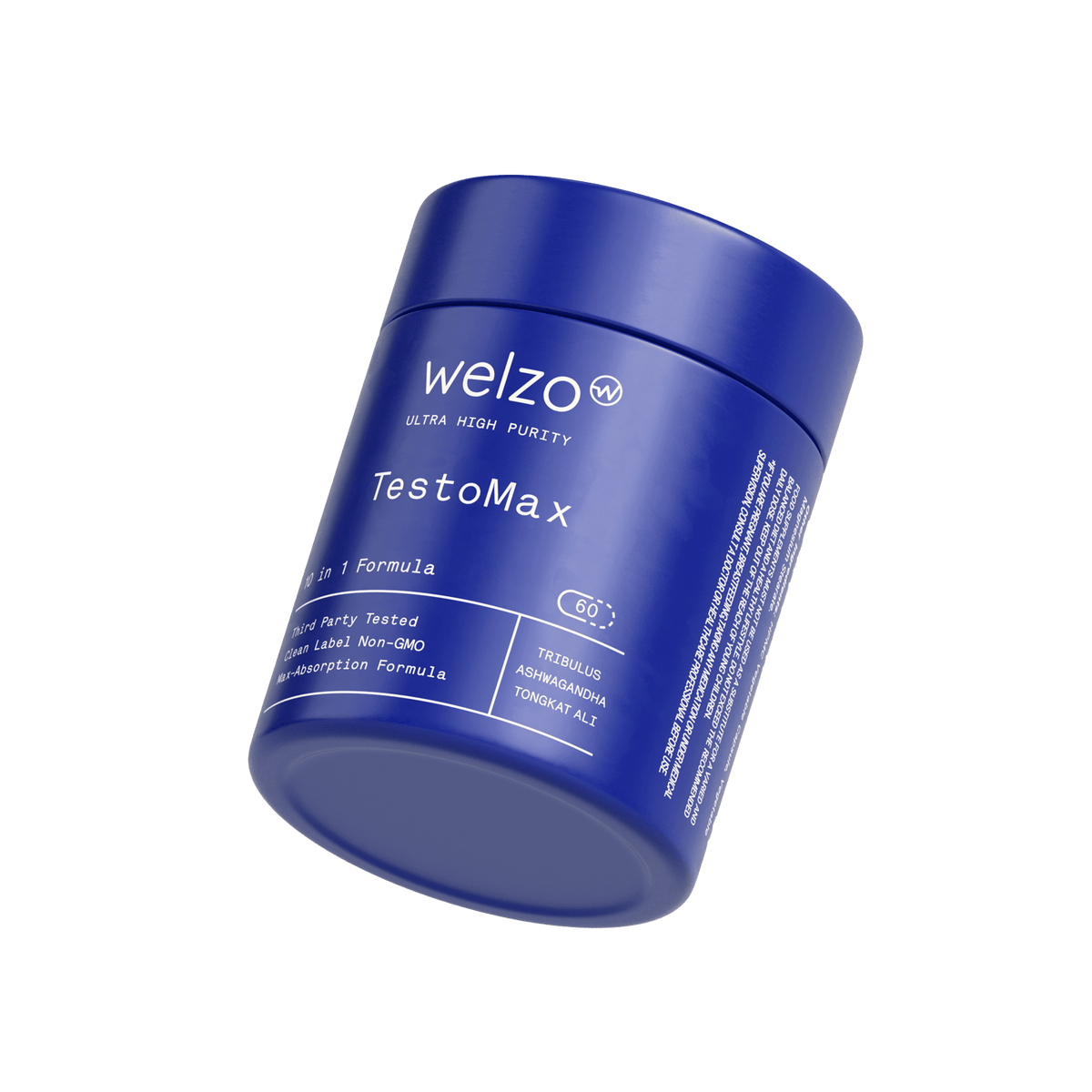 Welzo Ultra Purity TestoMax men's vitality support capsules – view 7