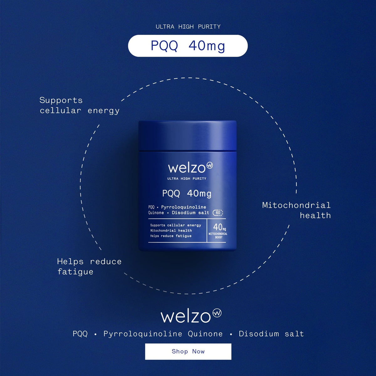 Welzo Ultra Purity Longevity and Cellular Support three-supplement bundle – view 7