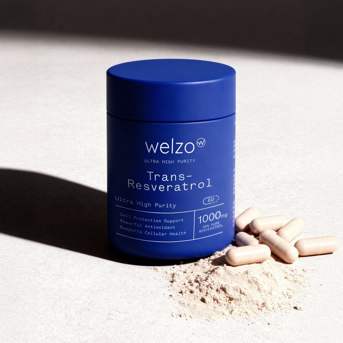 Welzo Ultra Purity Trans-Resveratrol 1000mg 98% capsules – view 11