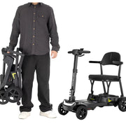 Welzo FreeFold X Lightweight 16KG Foldable Mobility Scooter – Portable Electric Scooter, Lithium Battery, 30km Range - 1