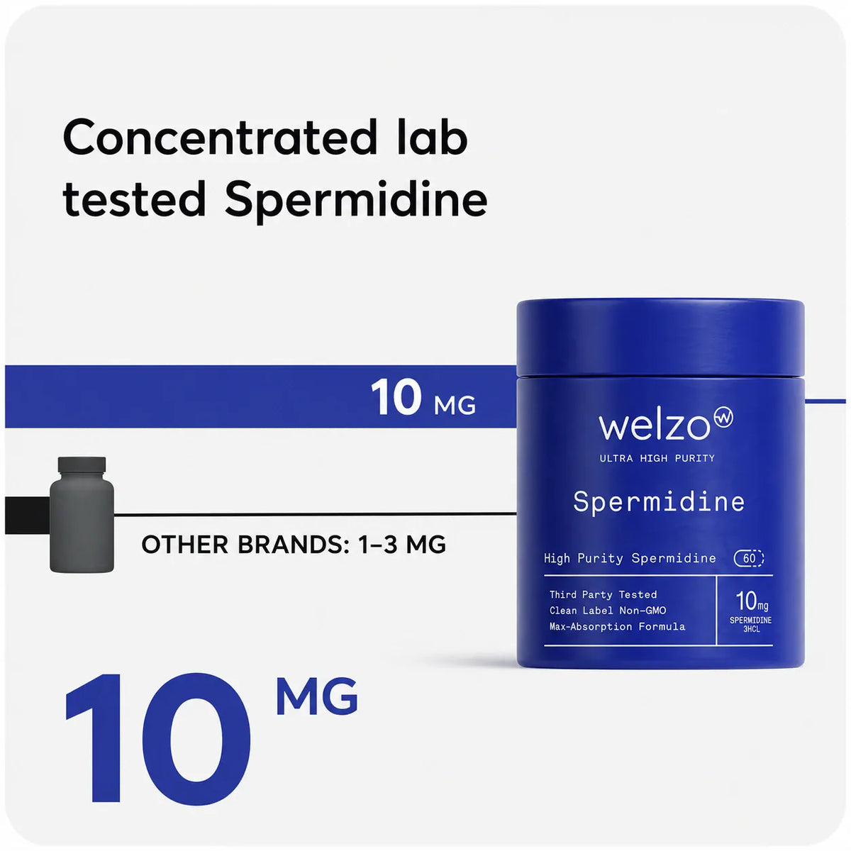 Welzo Ultra Purity Spermidine cellular renewal capsules – view 2