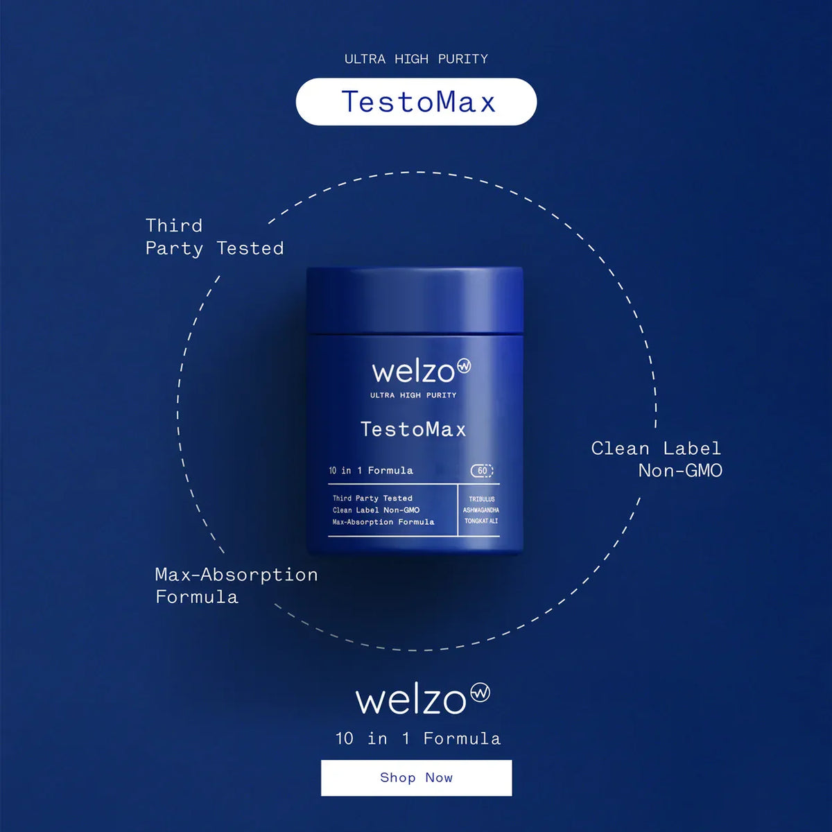 Welzo Ultra Purity Male Vitality and Performance bundle for men – view 10
