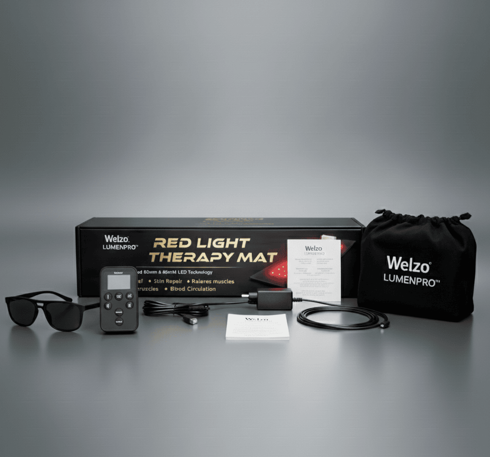 Welzo LUMENPRO™ Elite+ Full-Body Red Light Therapy Blanket (High-Density LED System) - 5