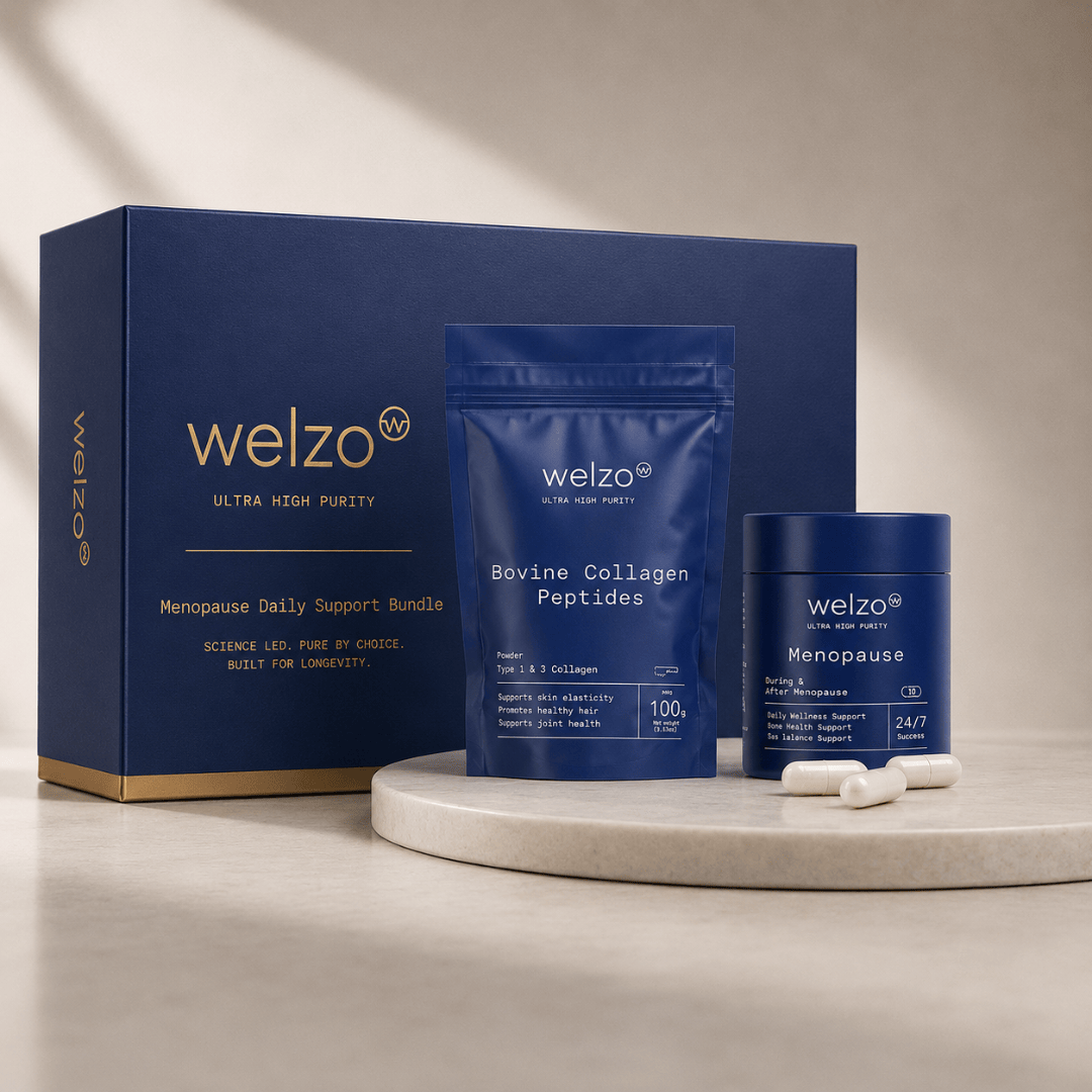 Welzo Ultra Purity Menopause Daily Support bundle multivitamin collagen