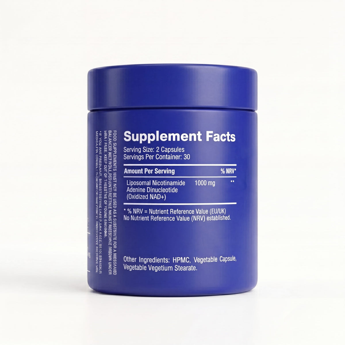 Welzo Ultra Purity Liposomal NAD+ 1000mg advanced absorption capsules – view 5
