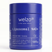 Welzo Ultra Purity Liposomal NAD+ 1000mg advanced absorption capsules
