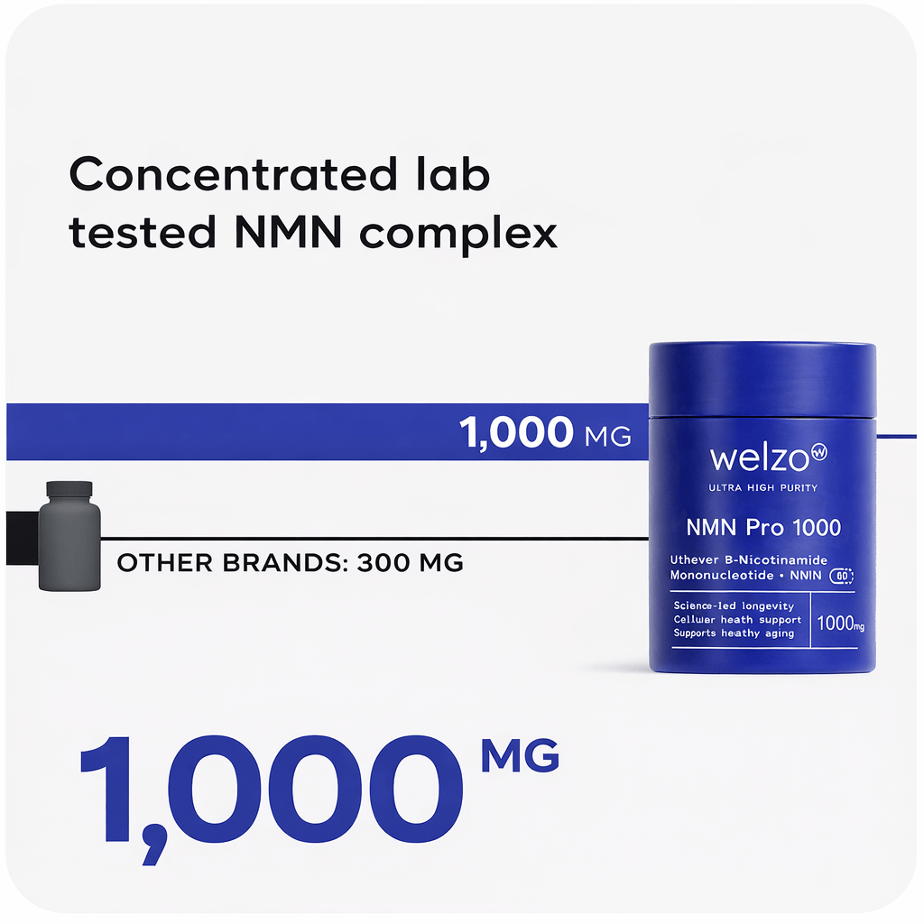 Welzo Ultra Purity Energy and Focus Stack NMN PQQ TMG – view 8
