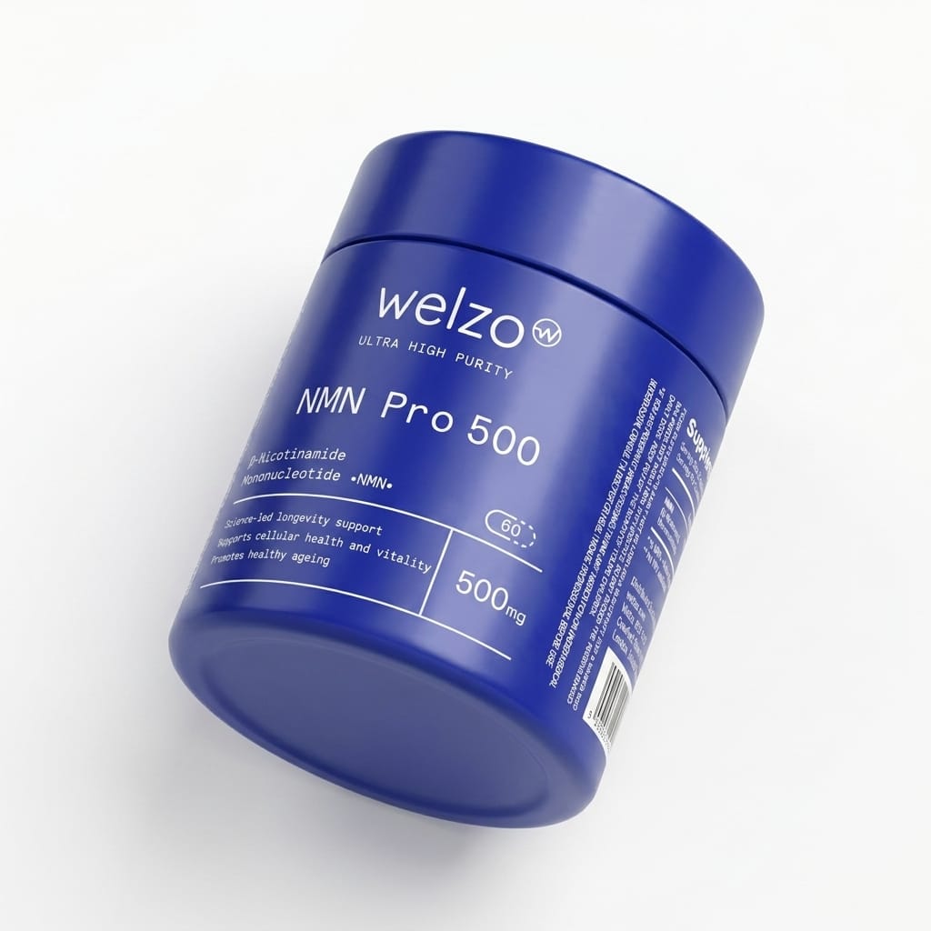 Welzo Ultra Purity NMN Pro 500mg daily NAD+ capsules – view 11