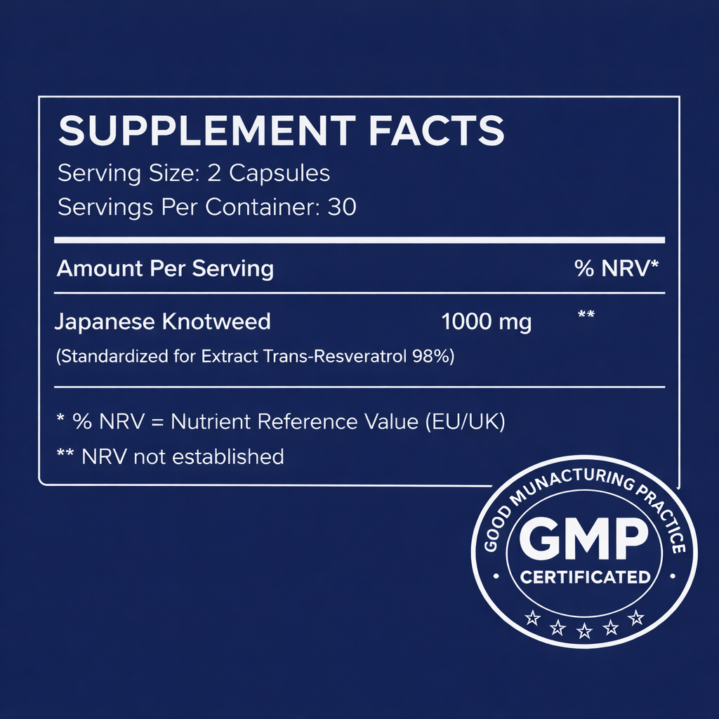 Welzo Ultra Purity Trans-Resveratrol 1000mg 98% capsules – view 14