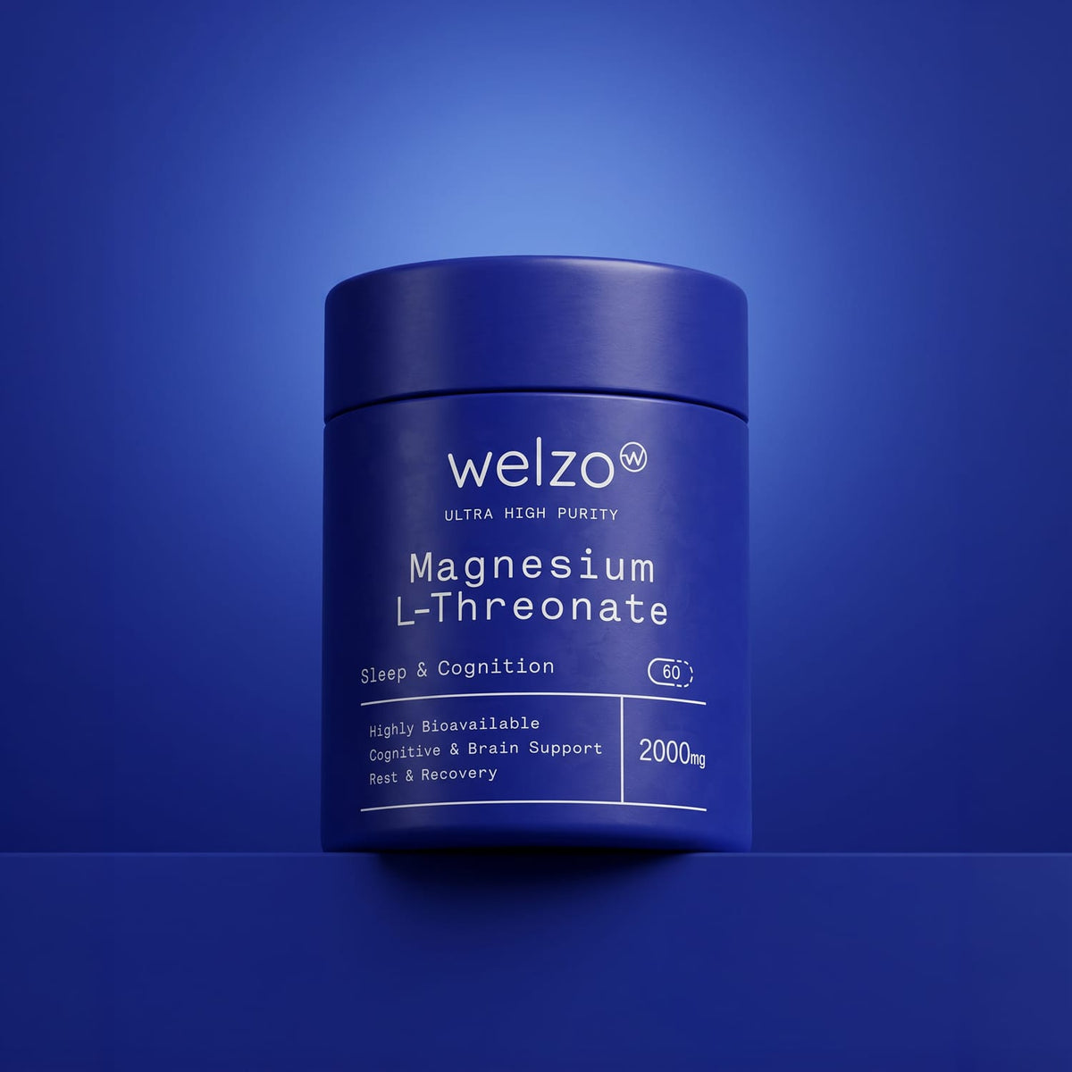 Welzo Ultra Purity Magnesium L-Threonate 2000mg brain and sleep capsules – view 9