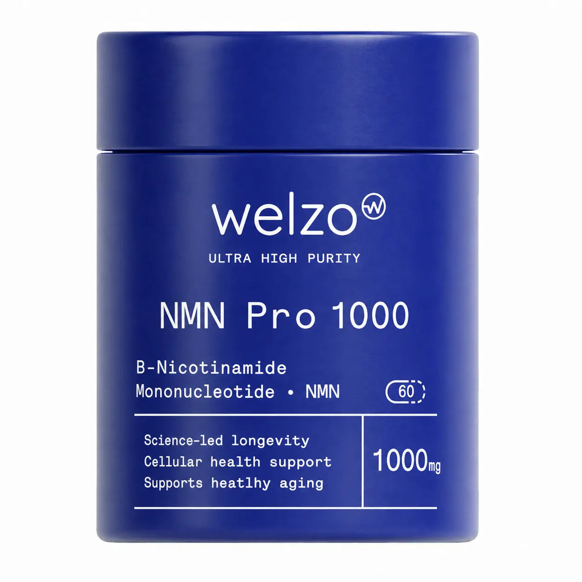 Welzo Ultra Purity NMN Pro range 300 to 1200mg NAD+ supplements