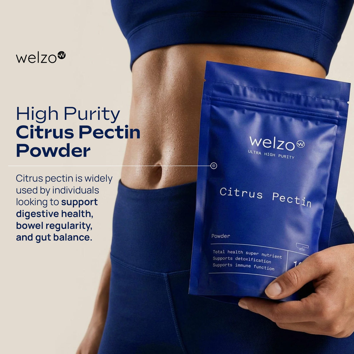 Welzo Ultra Purity Cellular Detox Stack citrus pectin TUDCA L-glutamine – view 4