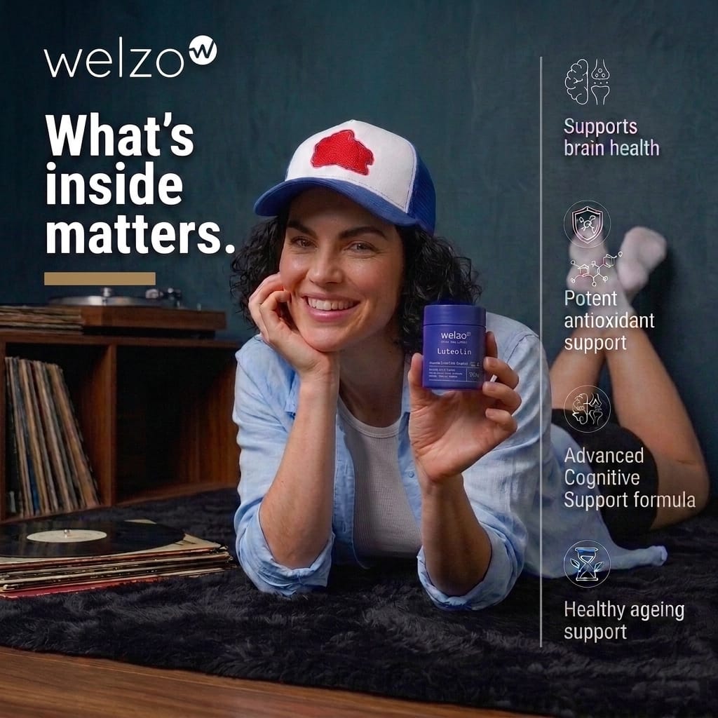 Welzo Ultra Purity Luteolin 500mg antioxidant flavonoid capsules – view 12