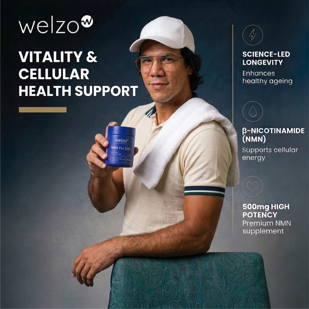 Welzo Ultra Purity NMN Pro 500mg daily NAD+ capsules – view 7