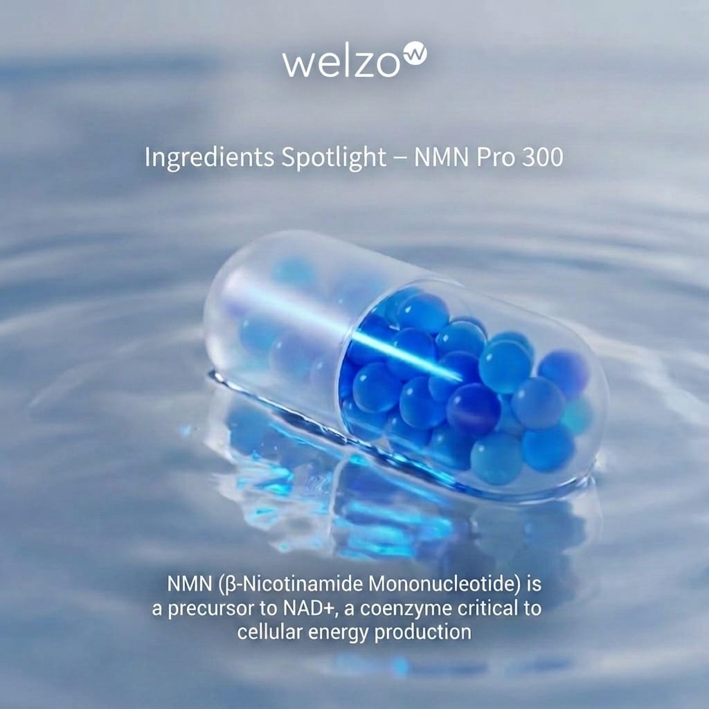 Welzo Ultra Purity NMN Pro 300mg starter NAD+ capsules – view 4