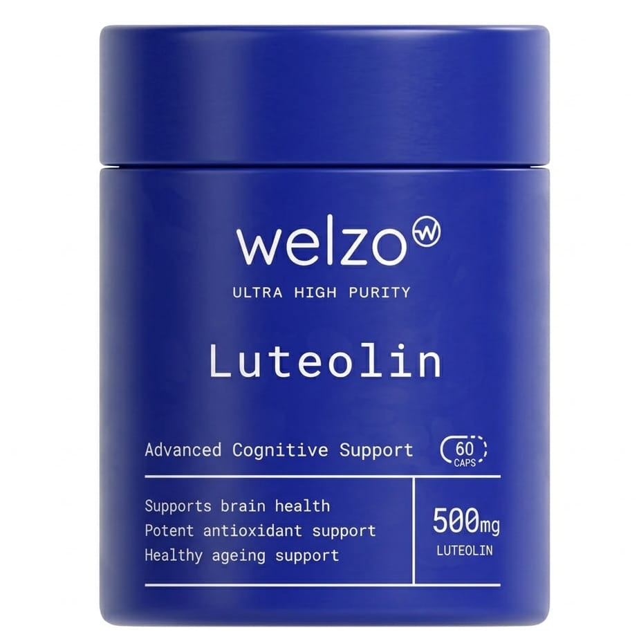 Welzo Ultra Purity Luteolin 500mg antioxidant flavonoid capsules